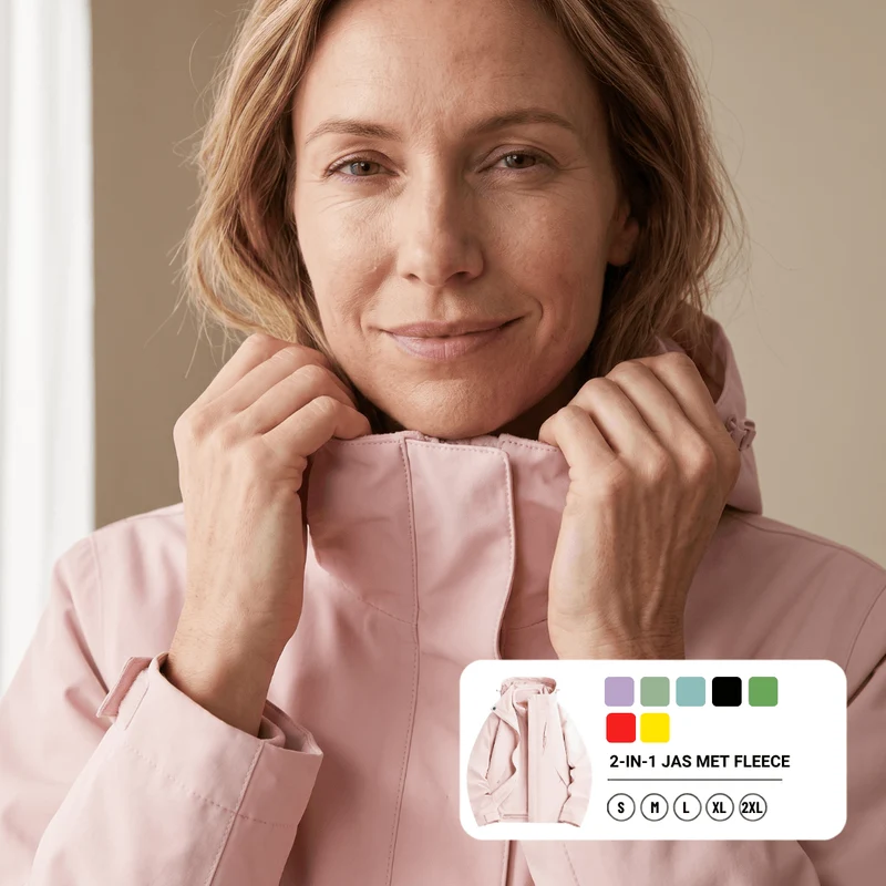 Dames 3-in-1 Waterdichte Regenjas