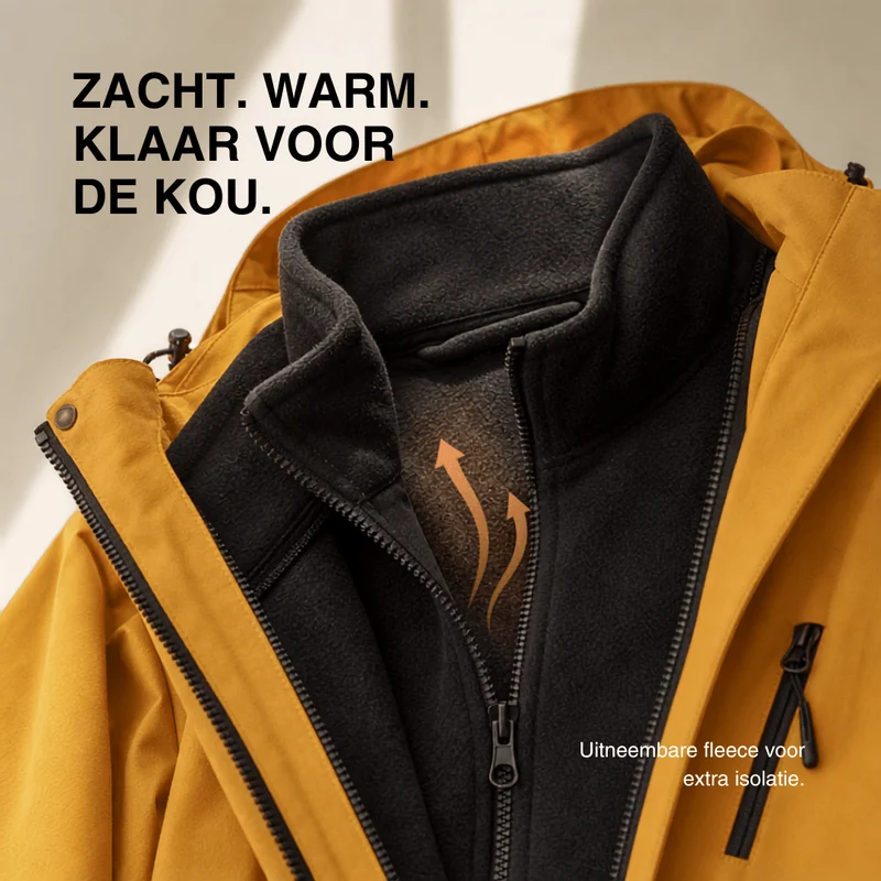 Dames 3-in-1 Waterdichte Regenjas