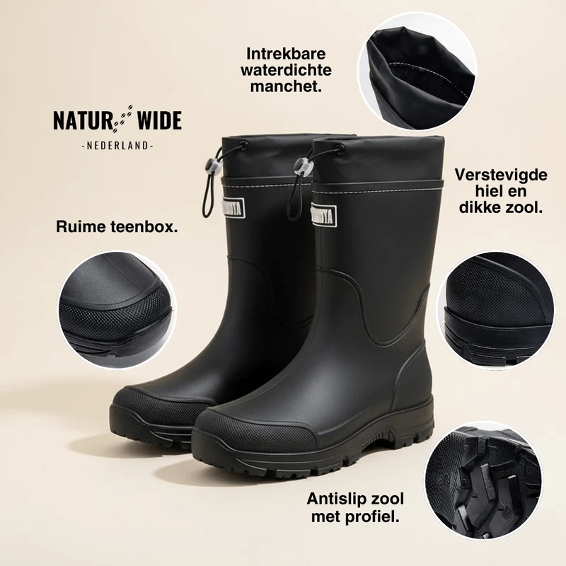 Waterdichte Outdoor Regenlaarzen Unisex – Antislip & Duurzaam PVC