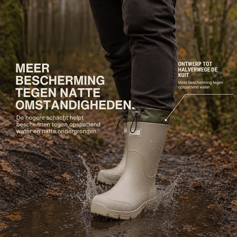 Waterdichte Outdoor Regenlaarzen Unisex – Antislip & Duurzaam PVC
