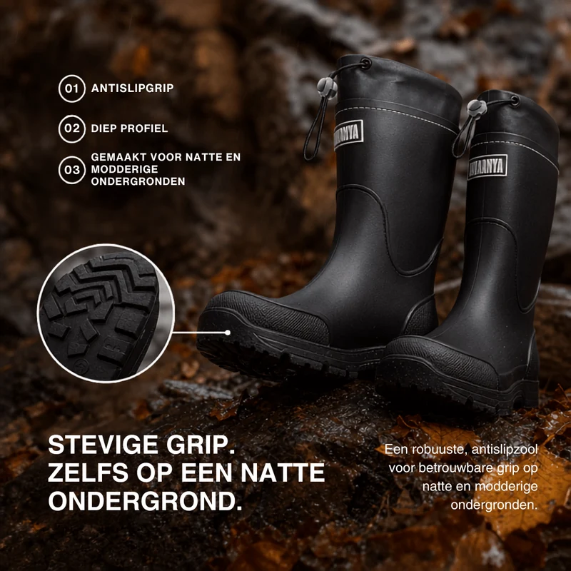 Waterdichte Outdoor Regenlaarzen Unisex – Antislip & Duurzaam PVC