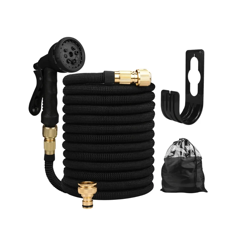 AquaFlex Pro – Flexibele Tuinslang met 8 Sproeifuncties