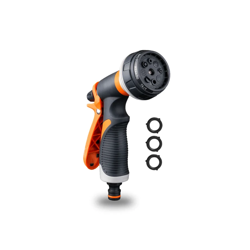 Garden Hose Nozzle 8-in-1 – Non-Slip & Versatile