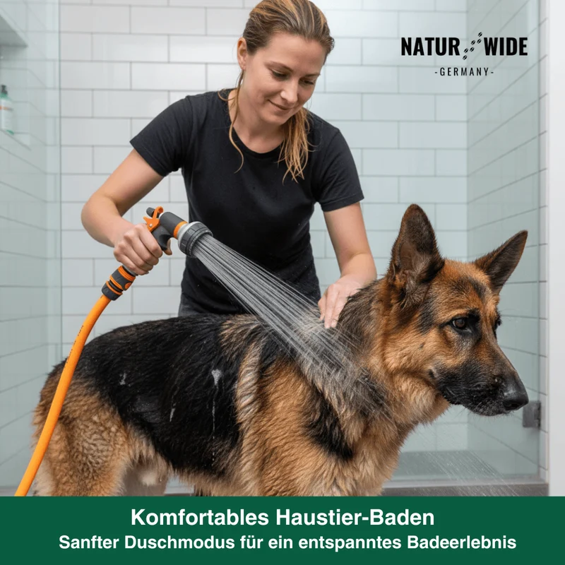 Garten-Handbrause 8-in-1 – Rutschfest & Vielseitig