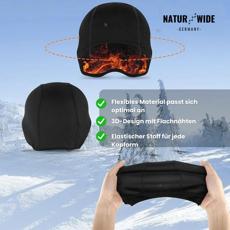 Fahrrad-Unterziehhaube – Thermo-Fleece & Sommer