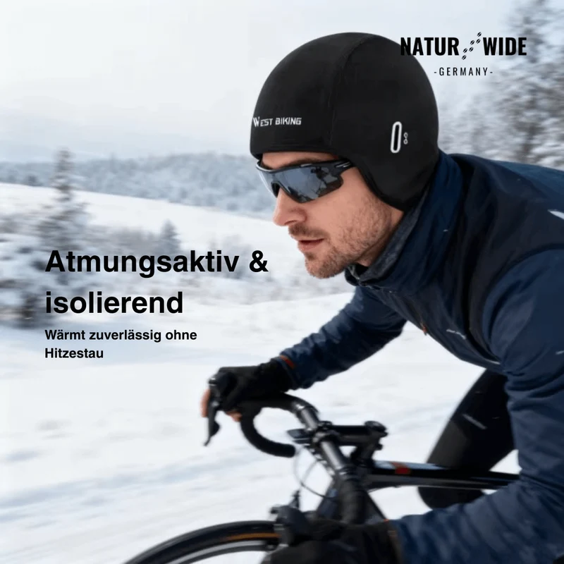 Fahrrad-Unterziehhaube – Thermo-Fleece & Sommer