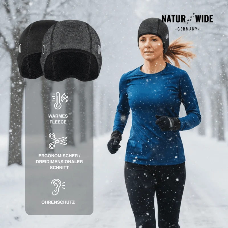 Fahrrad-Unterziehhaube – Thermo-Fleece & Sommer