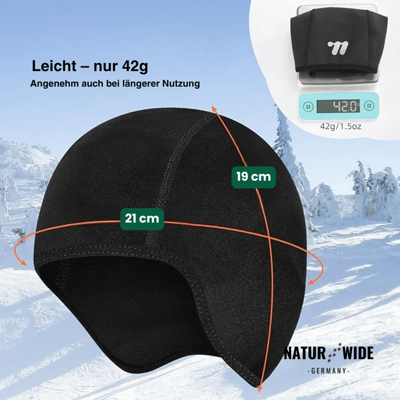 Fahrrad-Unterziehhaube – Thermo-Fleece & Sommer