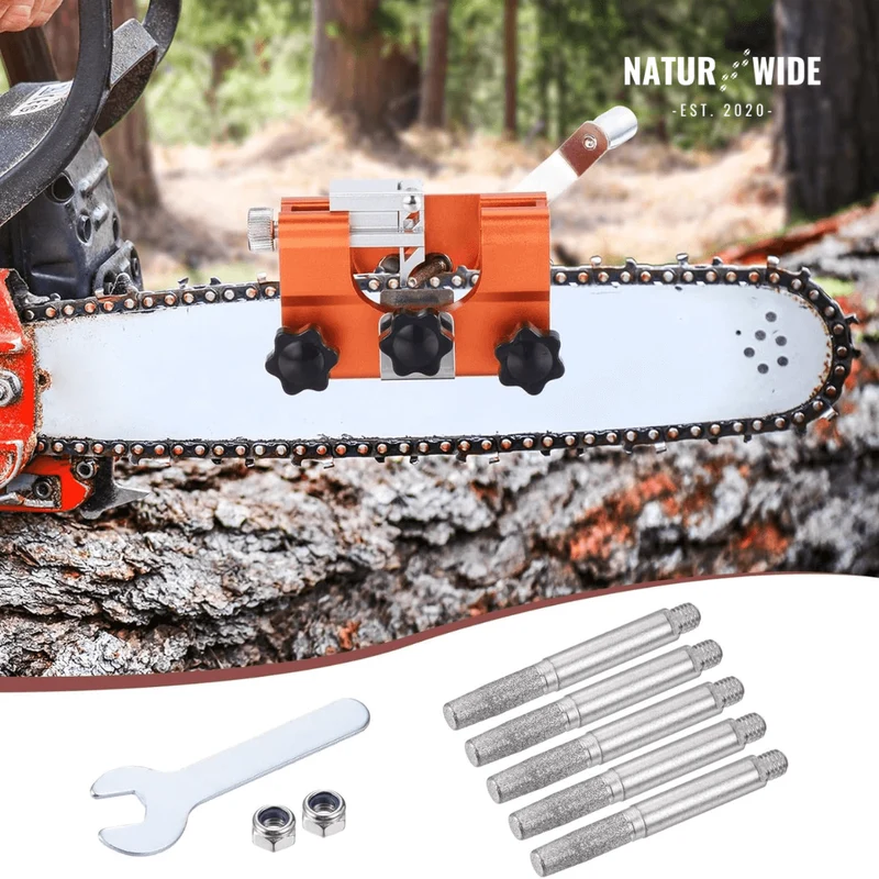 12-Piece Set Replacement Sharpening Head for Manual Chainsaw Sharpener Jig