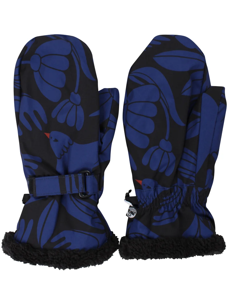 Danehandy Mittens Black/Deep Blue BIRDIEUP