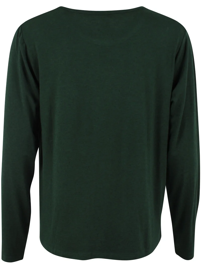 Danemerry Wool LS Tee Dark Forest