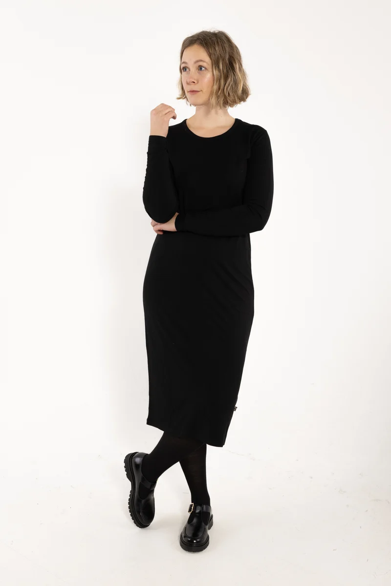 Danicon LS Wool Dress Black