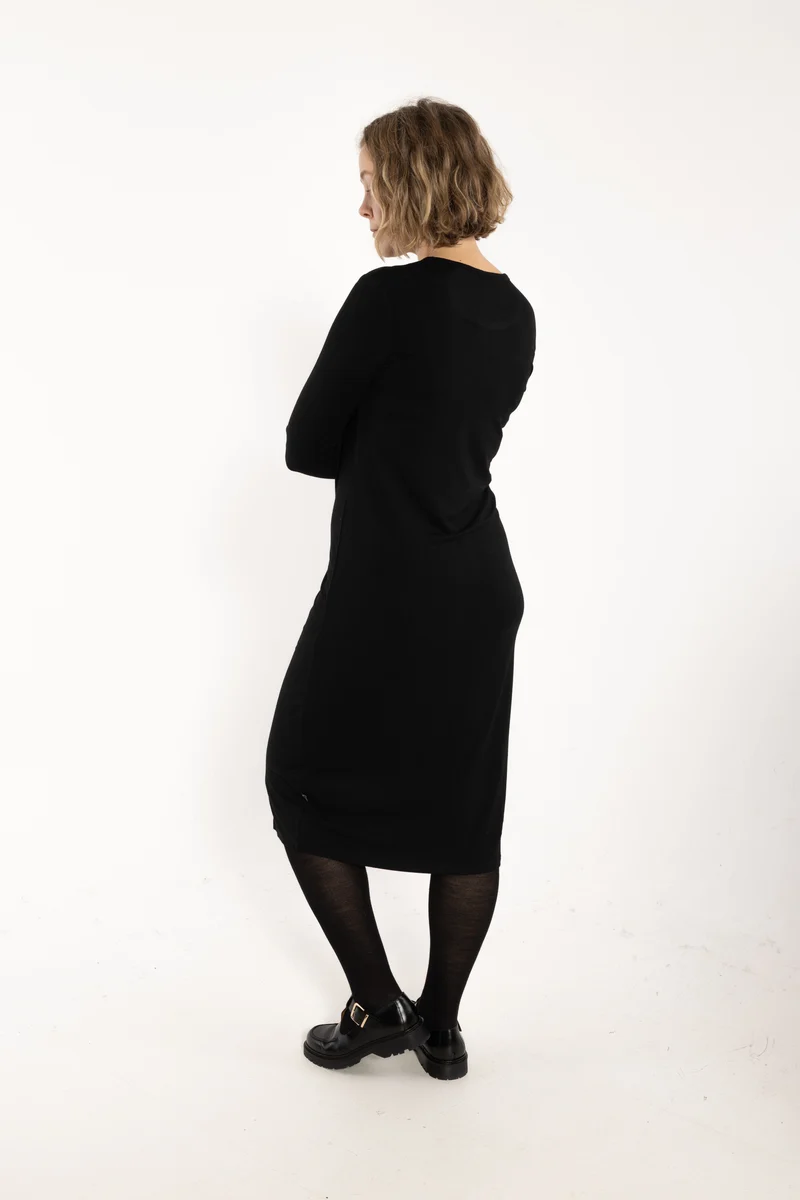 Danicon LS Wool Dress Black