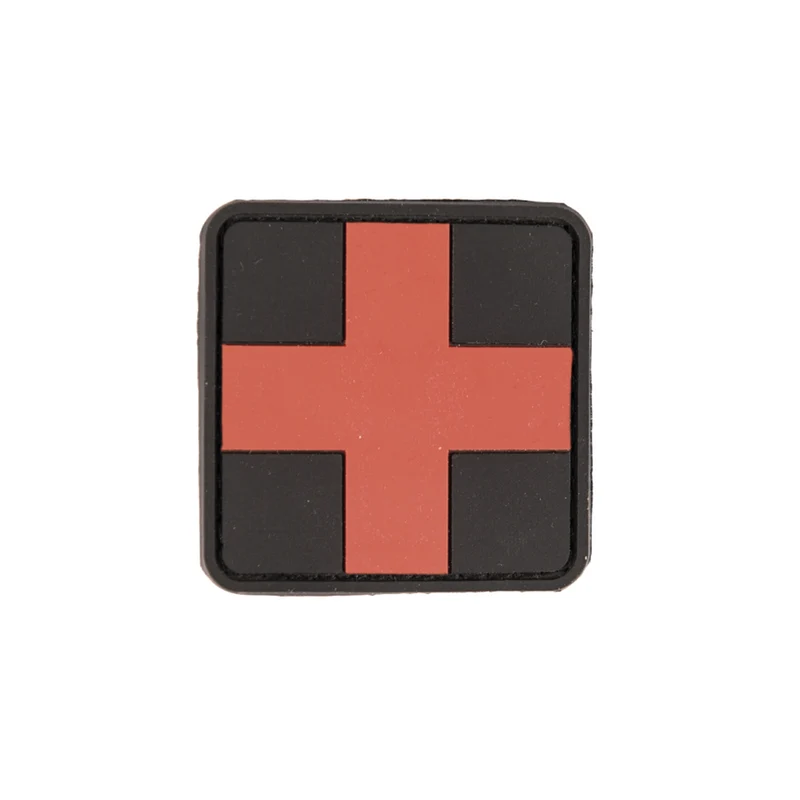 Mil-Tec 3D Rubber Medic Patch First Aid schwarz