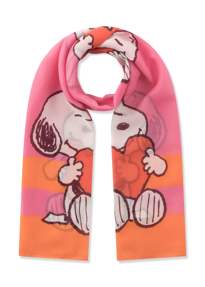 Peanuts™ Schal aus recyceltem Polyester