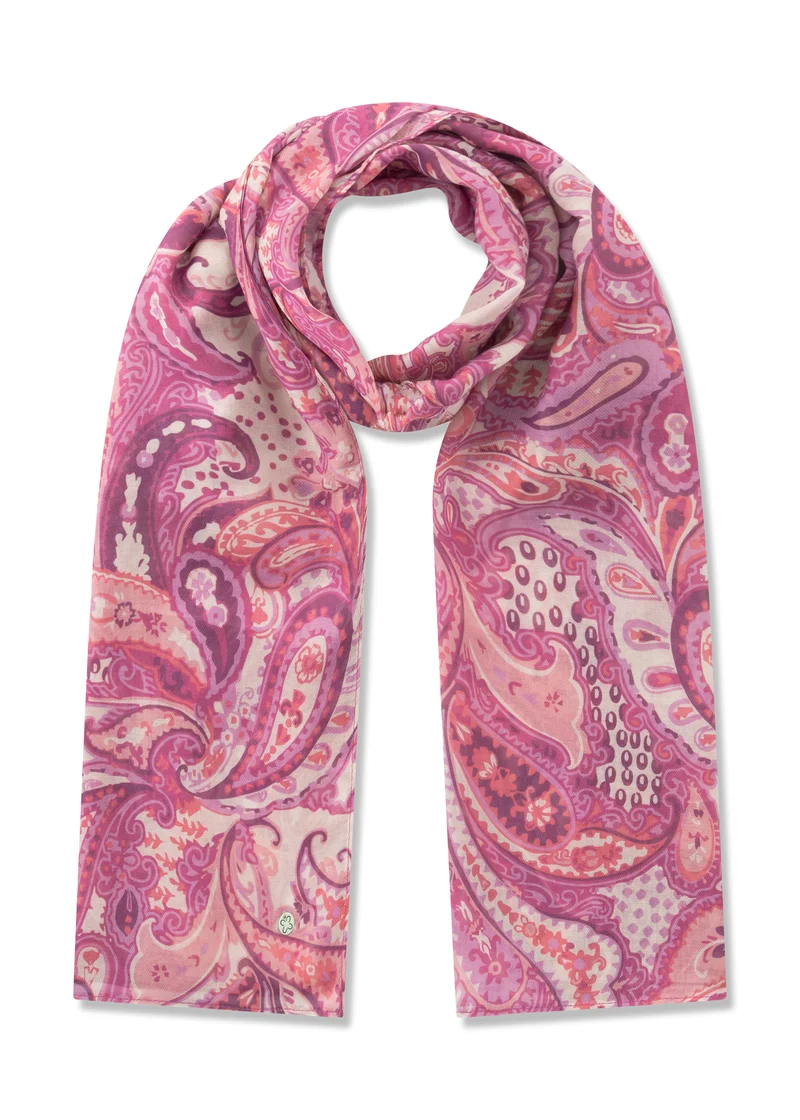 Schal aus recyeltem Polyester mit Paisleymuster