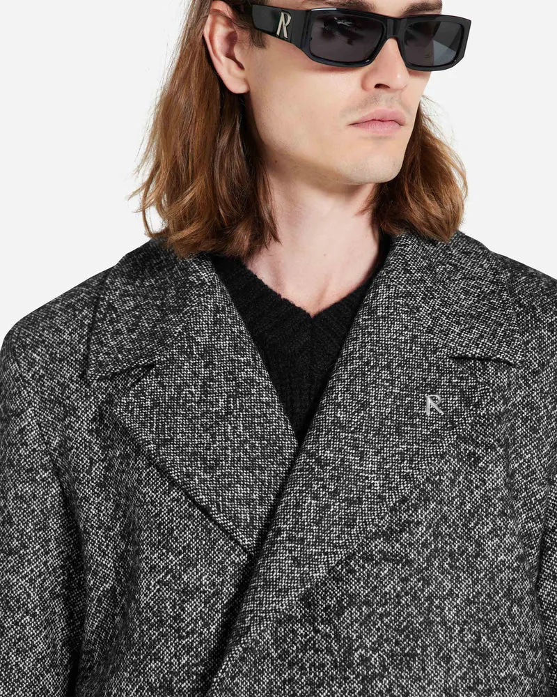 Double Breasted Overcoat - Marble