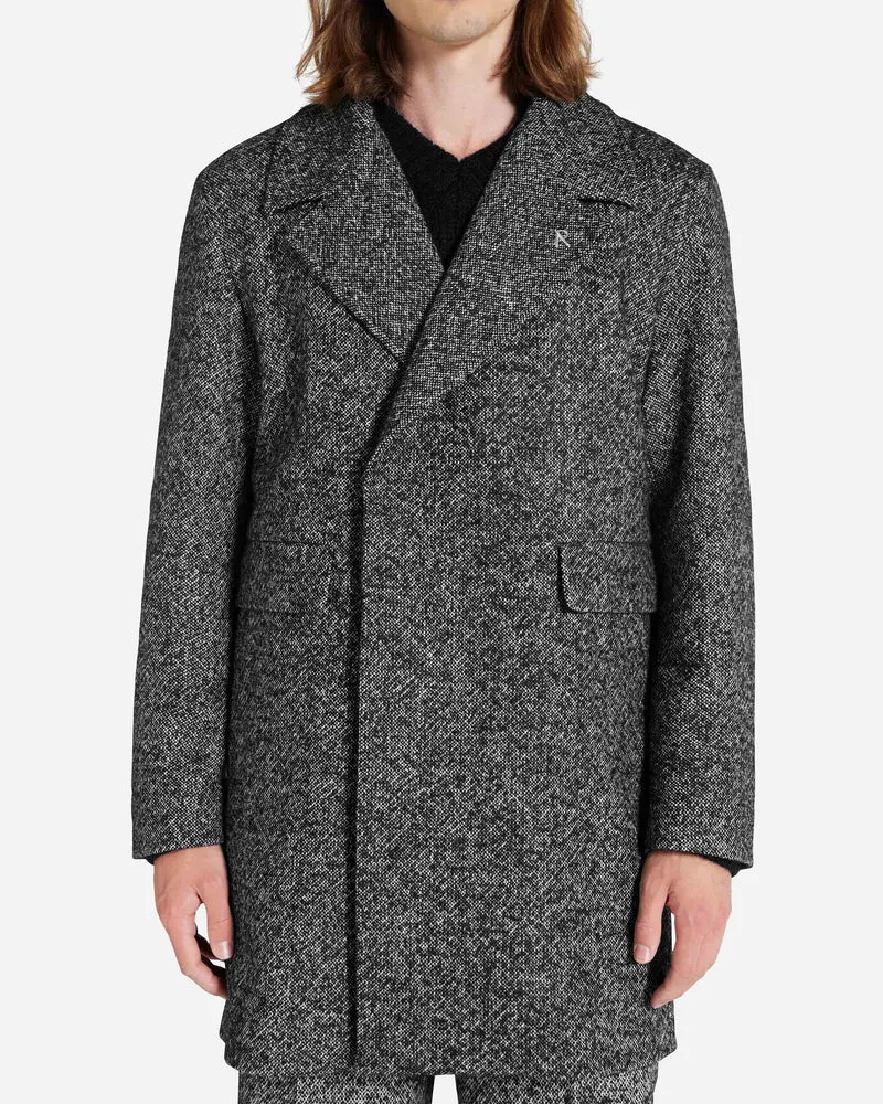 Double Breasted Overcoat - Marble