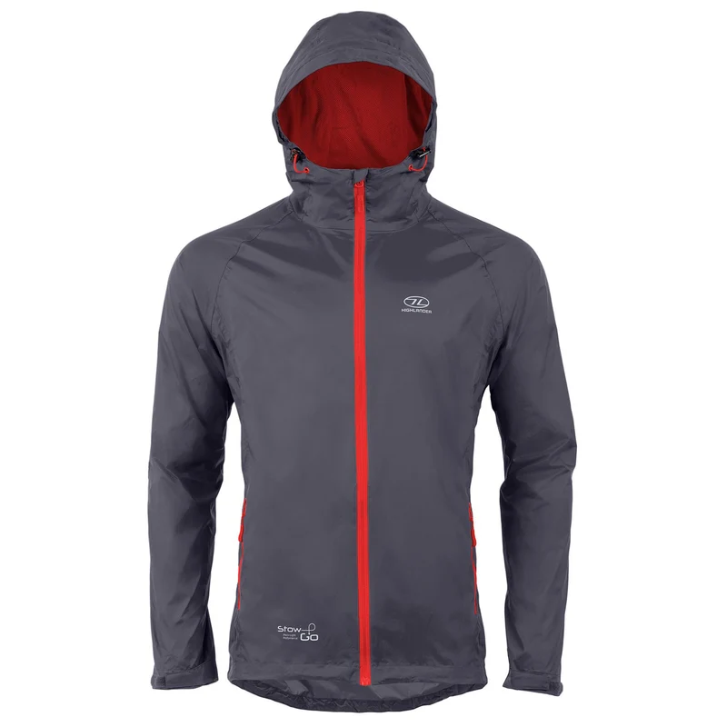 Highlander Stow & Go Packaway Regenjacke anthrazit