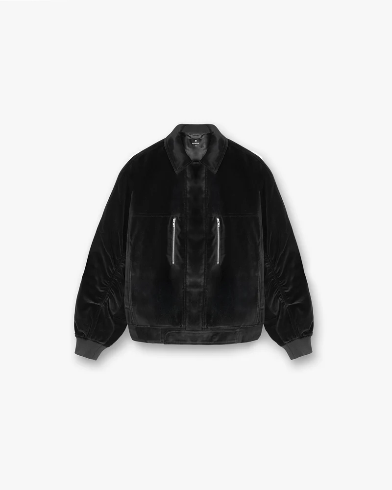 Bordeaux Brushed Jacket - Black