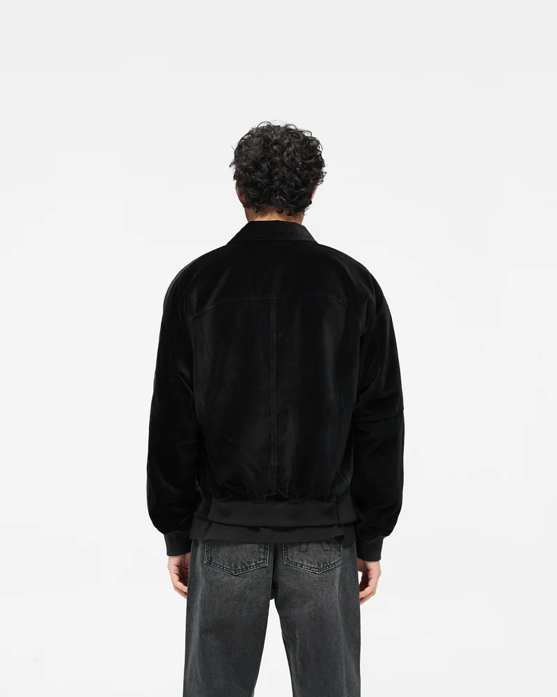 Bordeaux Brushed Jacket - Black