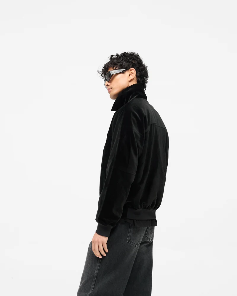 Bordeaux Brushed Jacket - Black