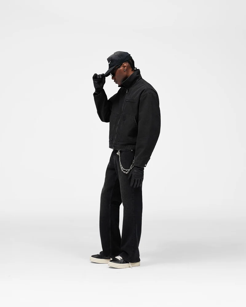 Heaton Workwear Jacket - Washed Black