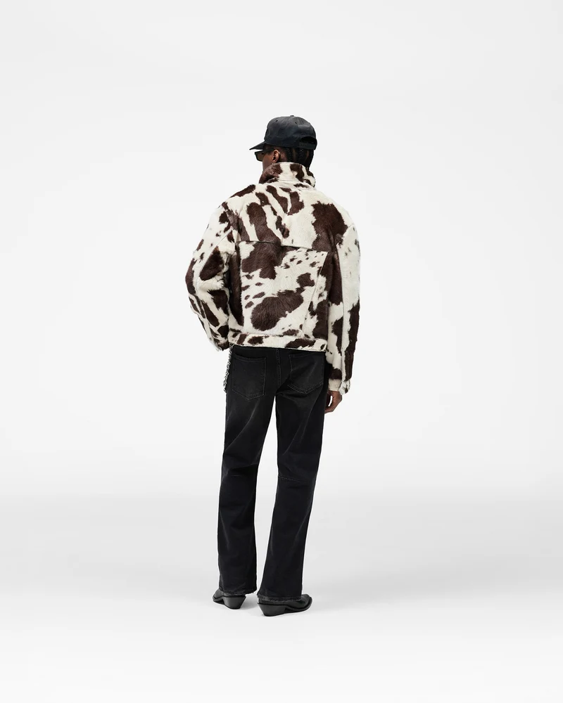 Cowhide Trucker Jacket - Multi