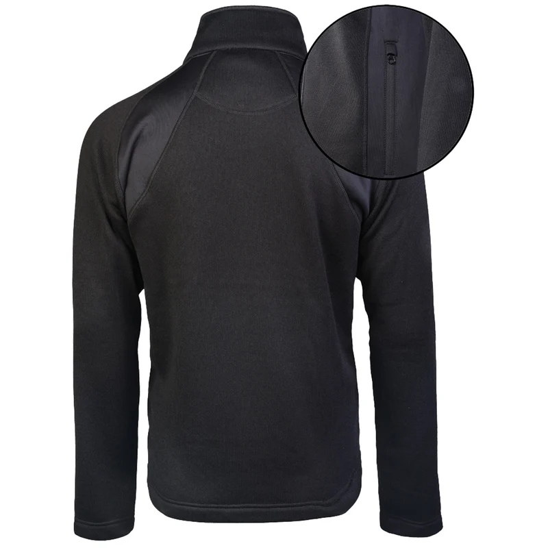 Mil-Tec Outdoor Kälteschutzjacke Structure-Fleece schwarz