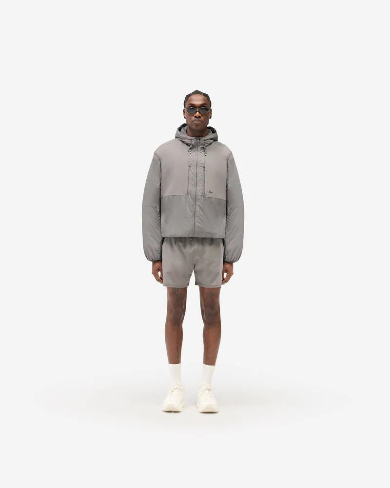 247 Panelled Insulated Jacket - Steel