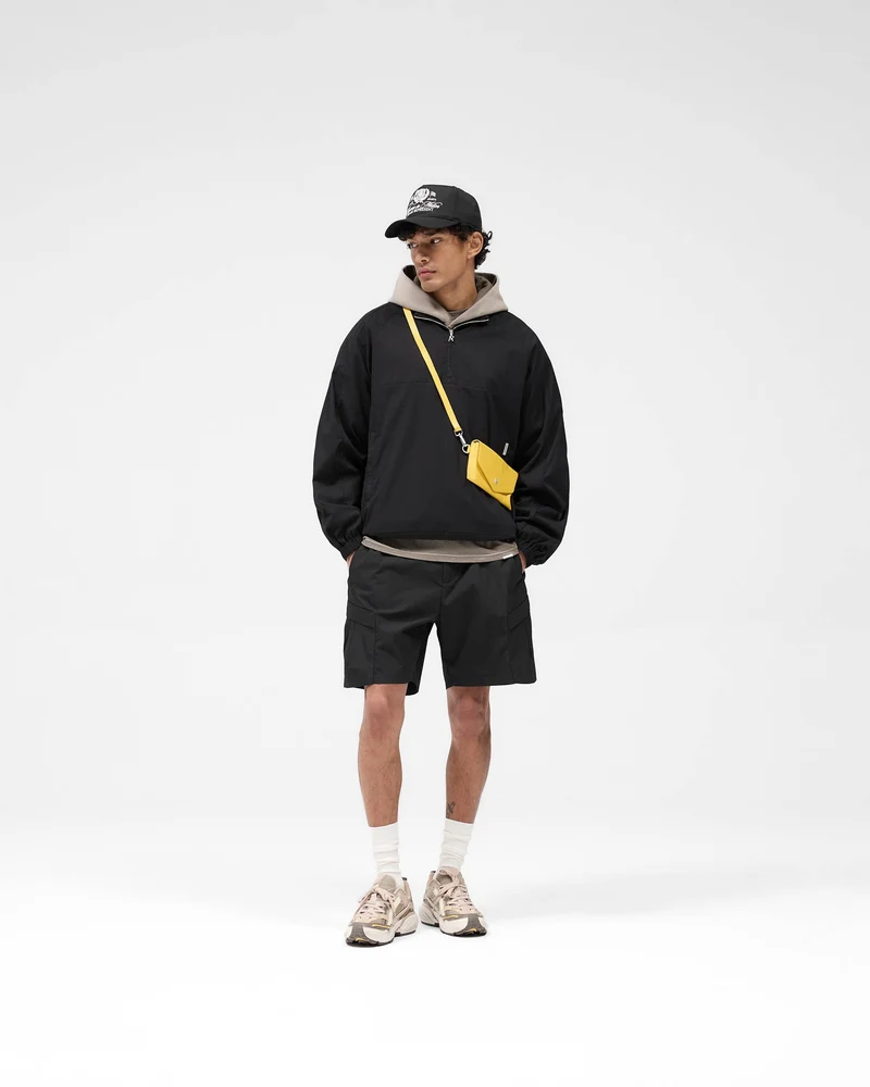 Quarter Zip Jacket - Black