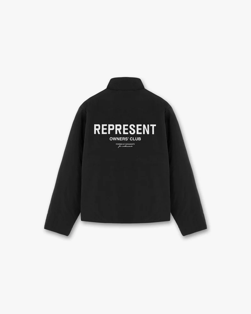 Represent Owners Club Wadded Jacket - Black