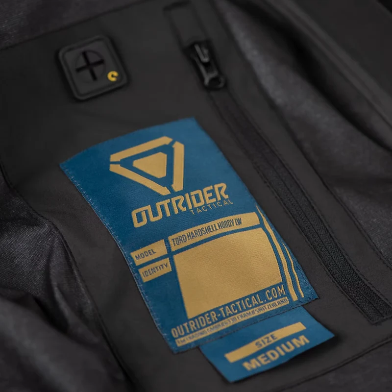 Outrider Tactical Hardshell Hoody Jacket LW black