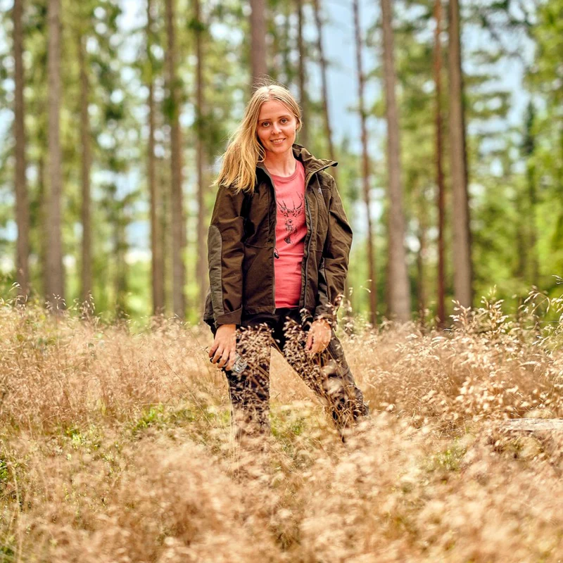 Pinewood Red Deer Damen T-Shirt rusty pink