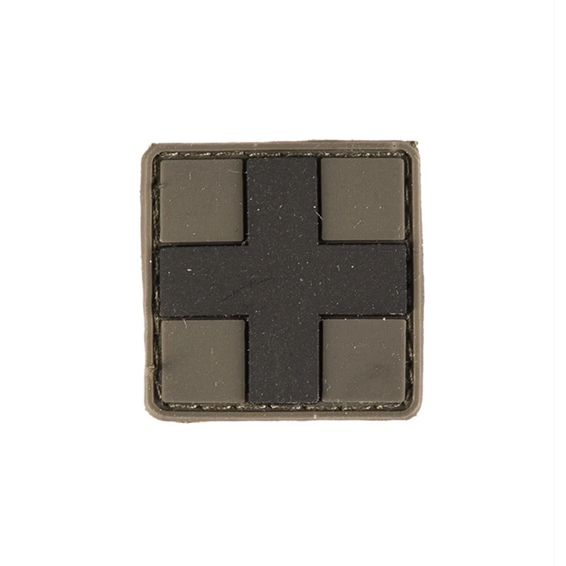 Mil-Tec 3D Rubber Medic Patch First Aid oliv