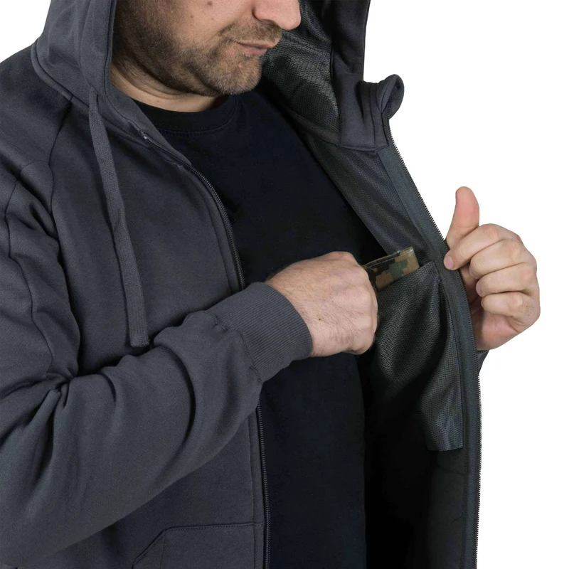 Helikon-Tex Urban Tactical Hoodie Lite FullZip grey