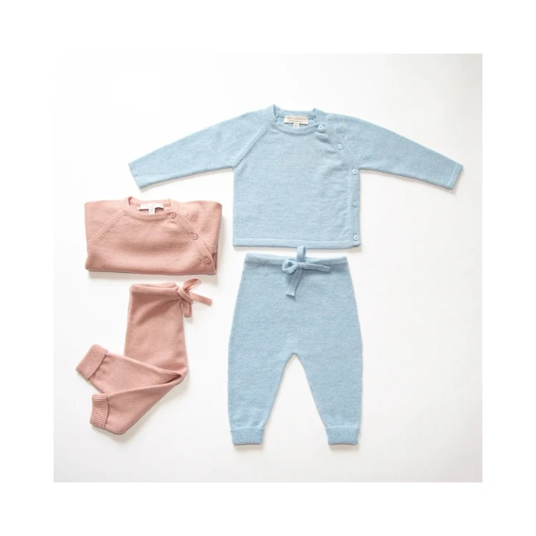 PAPA LOBSTER, Baby-Set, 'NIKA', hellblau mélange