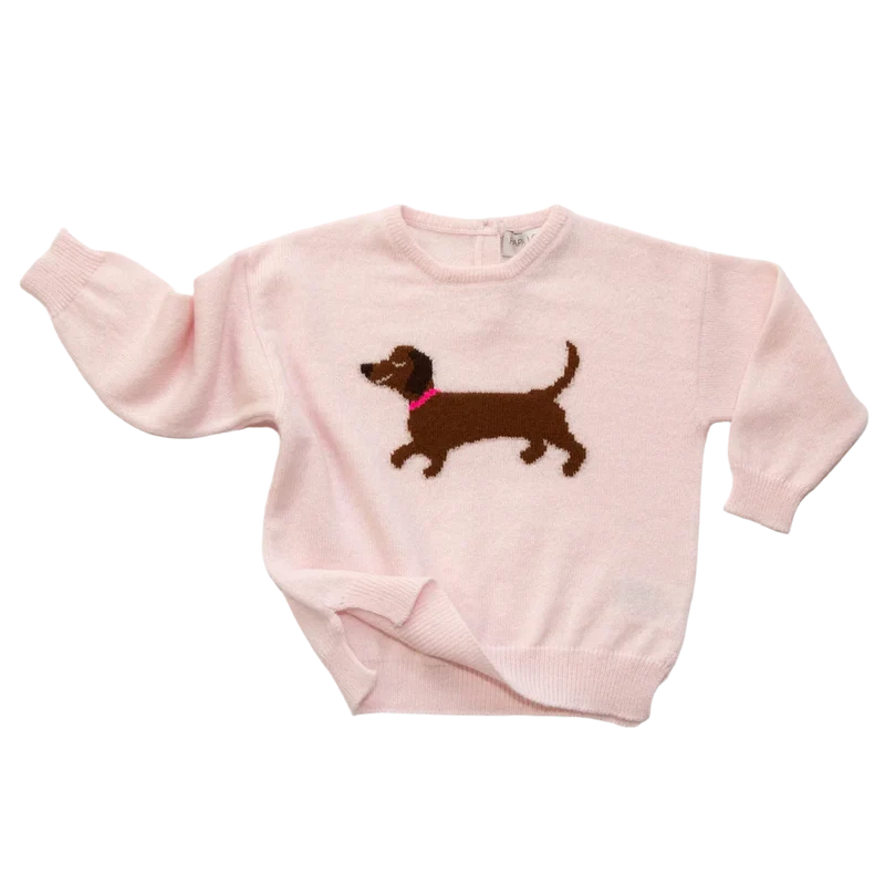 PAPA LOBSTER, Pullover, 'DACKEL PL', Rosé
