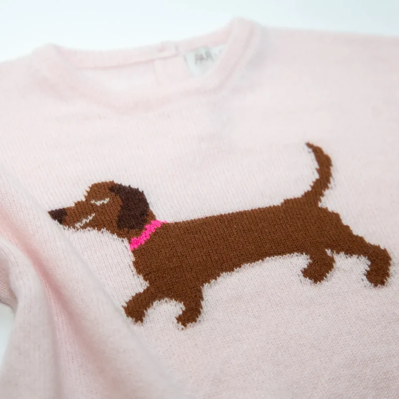 PAPA LOBSTER, Pullover, 'DACKEL PL', Rosé