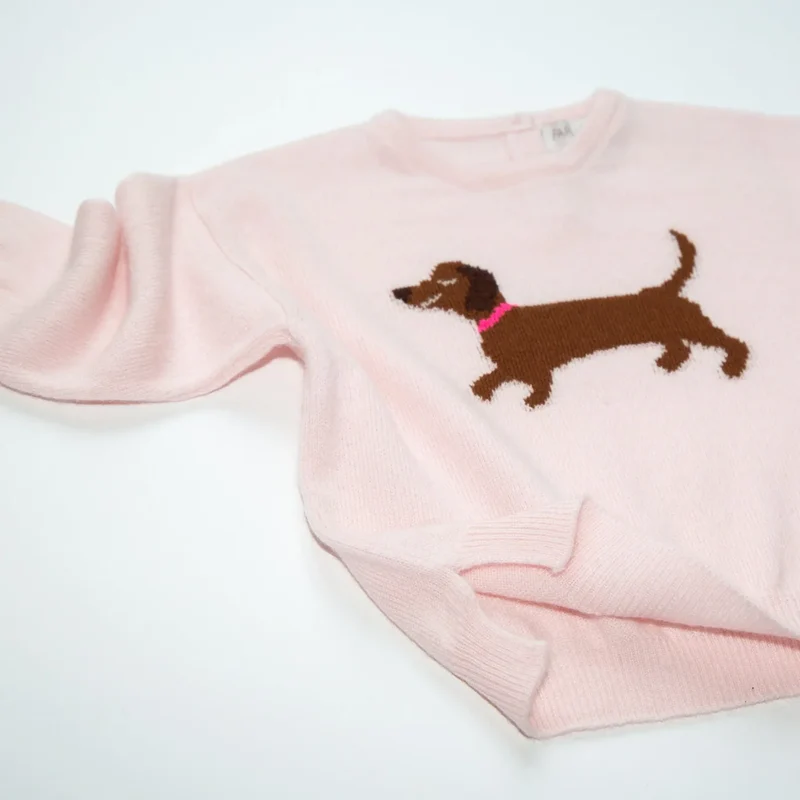 PAPA LOBSTER, Pullover, 'DACKEL PL', Rosé
