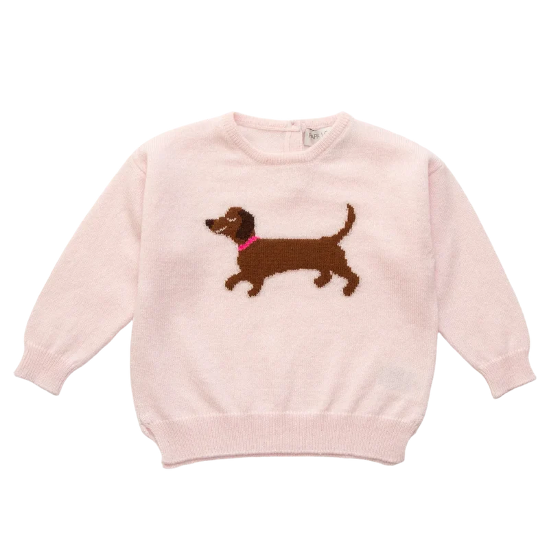 PAPA LOBSTER, Pullover, 'DACKEL PL', Rosé