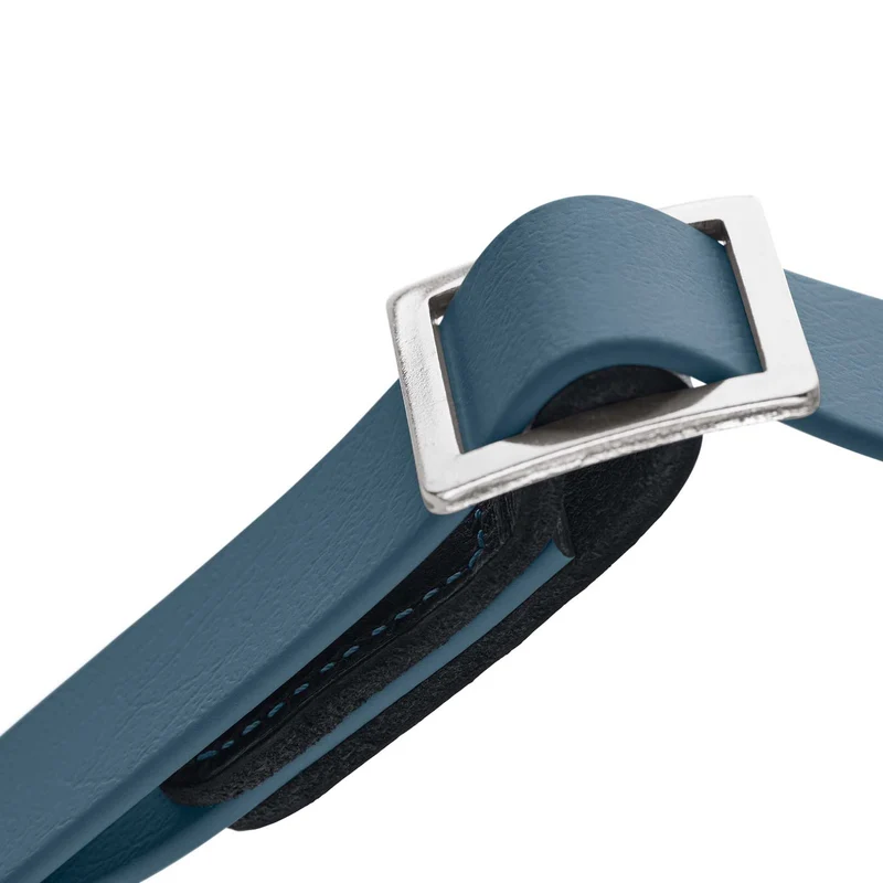 Halsung Wolmar BioThane® x Leder Alu-Strong