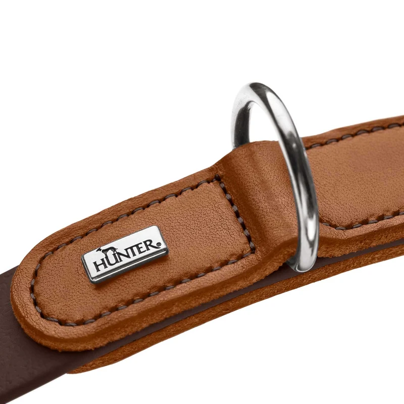 Halsung Wolmar BioThane® x Leder Alu-Strong