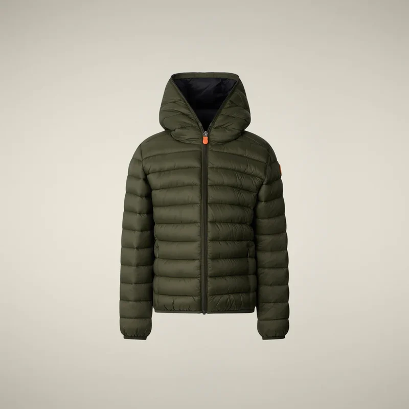Save the Duck, Kinder Jacke HUEY, 'snake green'