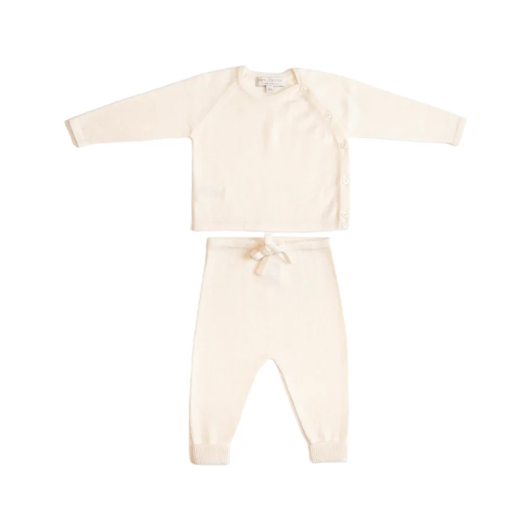 PAPA LOBSTER, Baby-Set, 'NIKA', naturweiß