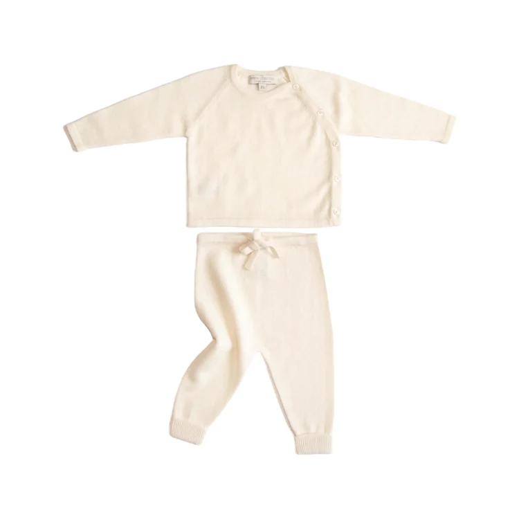 PAPA LOBSTER, Baby-Set, 'NIKA', naturweiß