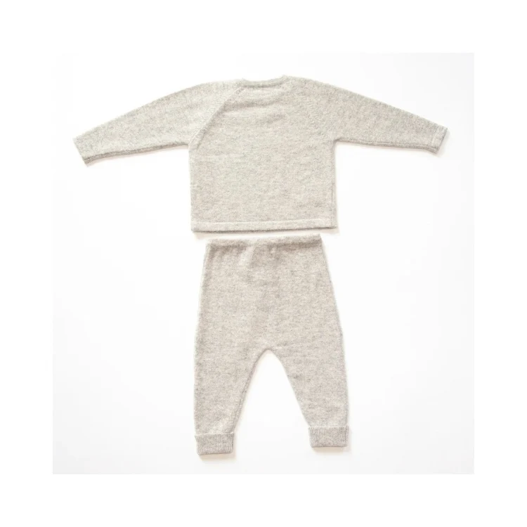 PAPA LOBSTER, Baby-Set, 'NIKA', hellgrau mélange