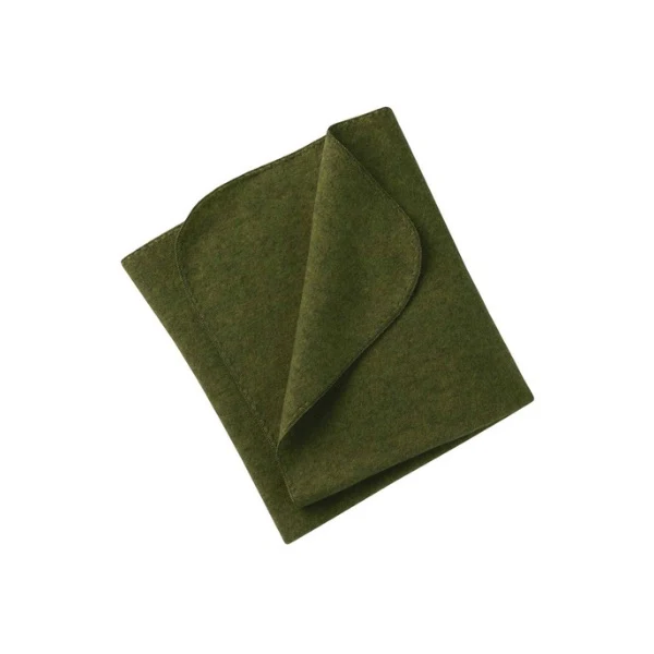 Engel Natur, Baby Decke mit Muschelkante, Schilf Melange