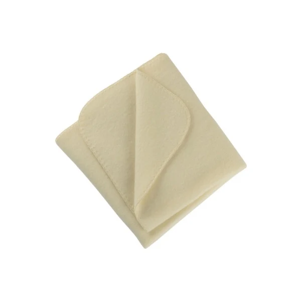 Engel Natur, Baby Decke mit Muschelkante, Natur