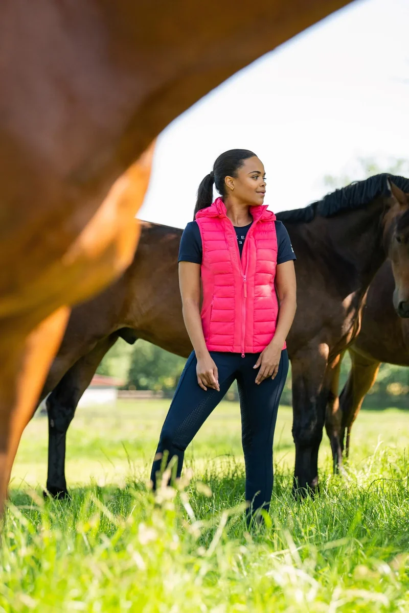 PIKEUR Damen Hybridweste mit abnehmbarer Kapuze